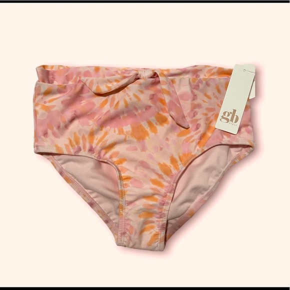 GB Girl.. Girls Big Girls Bandeau High Waisted Two-Piece Swimsuit Tie Dye - Picture 4 of 7